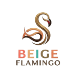 Beige Flamingo logo